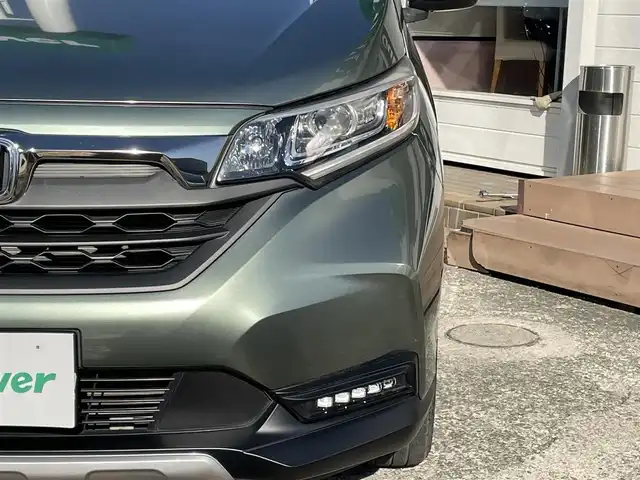 ホンダ フリード＋ クロスター ホンダセンシング 神奈川県 2020(令2)年 4.6万km シルバーミストグリーンM ワンオーナー/社外メモリナビ/　（CD・DVD・Bluetooth）/フルセグTV/両側パワースライドドア/バックカメラ/ホンダセンシング/ハーフレザーシート/前席シートヒーター/デジタルインナーミラー/前後ドライブレコーダー/ビルトインETC/LEDヘッドライト/LEDフォグライト/純正15インチAW/スマートキー×2/保証書/取扱説明書