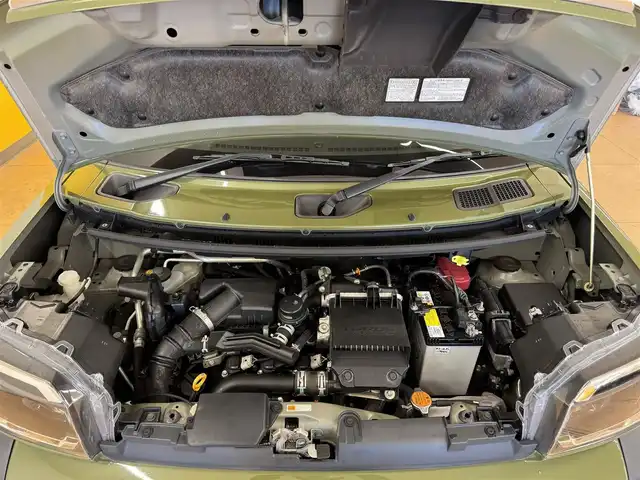 ダイハツ タフト G ターボ 群馬県 2021(令3)年 5.3万km フォレストカーキメタリック スマートアシスト/・アダプティブクルーズコントロール/・衝突軽減ブレーキ/・パーキングセンサー/・車線逸脱防止支援/・標識認識/・オートハイビーム/純正9インチSDナビ/　　フルセグ/BT/CD/DVD/    FM/AM/MEMORY MUSIC/    USB/HDMI/ipod/パノラマモニター/ガラスルーフ/自動駐車/前席シートヒーター/オートLEDヘッドライト/フォグランプ/電動パーキングブレーキ/オートブレーキホールド/純正15AW/純正フロアマット/スマートキー2本/前方ドライブレコーダー/ETC