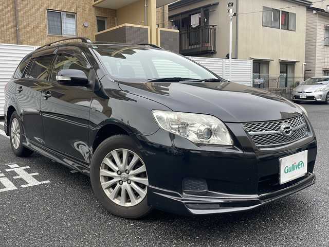 トヨタ カローラ フィールダー X スペシャルエディション 広島県 2008(平20)年 11万km ブラックマイカ /登録時走行距離/　　　　　　　109882キロ/純正ナビ/ルーフレール/エアロ/スペアキー×１/ETC/新車時整備手帳/　　【保証書】/取扱説明書/