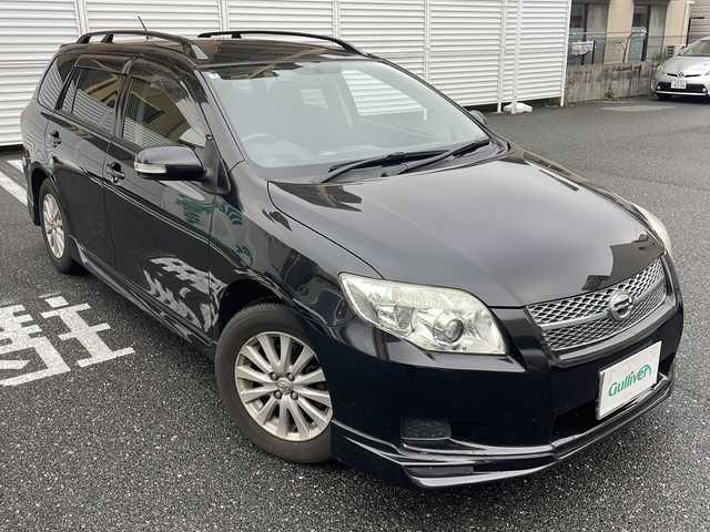 トヨタ カローラ フィールダー X スペシャルエディション 広島県 2008(平20)年 11万km ブラックマイカ /登録時走行距離/　　　　　　　109882キロ/純正ナビ/ルーフレール/エアロ/スペアキー×１/ETC/新車時整備手帳/　　【保証書】/取扱説明書/