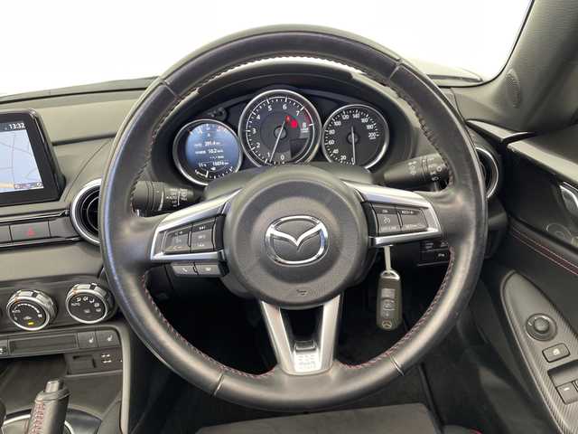 マツダ ロードスター ＲＦ RS 愛知県 2019(令1)年 1.5万km マシーングレープレミアムM ワンオーナー/ハードトップ電動オープン/純正メモリナビ・フルセグＴＶ/ＣＤ・ＤＶＤ・Ｂｌｕｅｔｏｏｔｈ再生/バックカメラ/LEDヘッドライト/クルーズコントロール/ハーフレザーシート/ステアリングスイッチ/ドライブレコーダー/ETC/シートヒーター