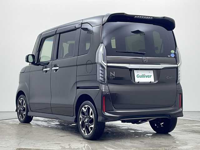 ホンダ Ｎ ＢＯＸ カスタム G EX ターボ ホンダセンシング 秋田県 2018(平30)年 1.9万km プレミアムグラマラスブロンズP ８インチインターナビかっこFM/AM/CD/DVD/BT】　　フルセグＴＶ　/ホンダセンシング　/クルーズコントロール　/ハーフレザーシート　/両側パワースライドドア　/ＬＥＤヘッドライト　/スマートキー　/スペアキー有り/前席シートヒーター　/ウィンカーミラー/純正AW/純正ドライブレコーダー/サイドバイザー /フォグライト /リアサンシェード /ハーフレザーシート/純正ゴムマット/電格ミラー/プッシュスタート /レーンキープアシスト/横滑り防止装置/衝突被害軽減システム/オートライト/オートエアコン /パドルシフト/ステアリングリモコン/革巻きステアリング/ECON/バックカメラ/ETC/USB