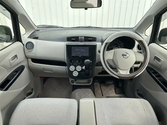 日産 デイズ J 兵庫県 2016(平28)年 7.1万km モカブラウンP 社外ナビ/（フルセグ/Bluetooth/CD/DVD/SD）/ETC/スタッドレスタイヤ4個搭載/社外14インチアルミホイール/リモコンキー/ハロゲンライト/純正フロアマット