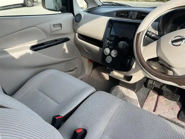 日産 デイズ J 兵庫県 2016(平28)年 7.1万km モカブラウンP 社外ナビ/（フルセグ/Bluetooth/CD/DVD/SD）/ETC/スタッドレスタイヤ4個搭載/社外14インチアルミホイール/リモコンキー/ハロゲンライト/純正フロアマット