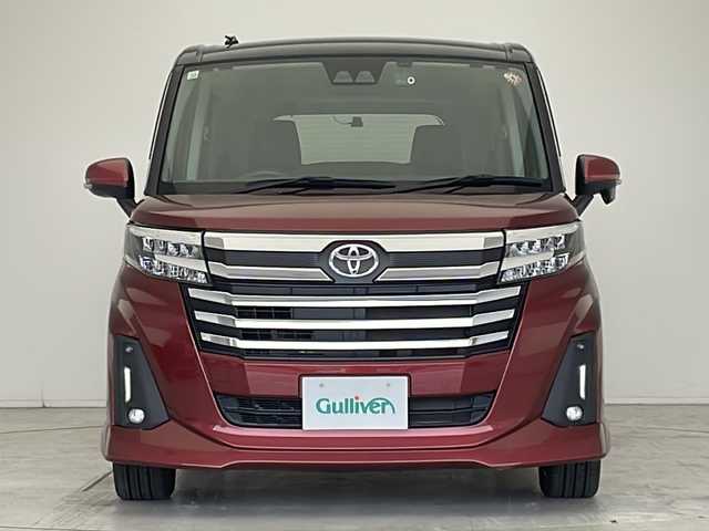 トヨタ ルーミー カスタムG－T 愛知県 2020(令2)年 2.2万km ブラックマイカメタリック/ファイアークォーツレッドメタリック 衝突軽減システム/純正9型ナビ/両側パワースライドドア/レーダークルーズコントロール/シートヒーター/フルセグ/CD DVD/Bluetooth/バックカメラ/コーナーセンサー/純正アルミホイール/LEDヘッドライト/オートマチックハイビーム/ドライブレコーダー/ステアリングスイッチ/スマートキー/プッシュスタート
