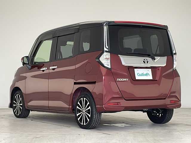 トヨタ ルーミー カスタムG－T 愛知県 2020(令2)年 2.2万km ブラックマイカメタリック/ファイアークォーツレッドメタリック 衝突軽減システム/純正9型ナビ/両側パワースライドドア/レーダークルーズコントロール/シートヒーター/フルセグ/CD DVD/Bluetooth/バックカメラ/コーナーセンサー/純正アルミホイール/LEDヘッドライト/オートマチックハイビーム/ドライブレコーダー/ステアリングスイッチ/スマートキー/プッシュスタート