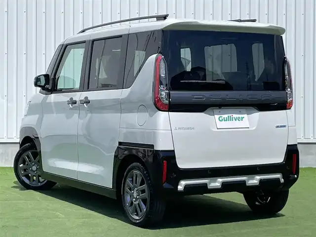 三菱 デリカミニ T プレミアム リミテッド ED 香川県 2025(令7)年 0.1千km シルキーホワイト 登録時走行距離：6km/9型ディスプレイオーディオ/マルチアラウンドモニター/両側パワースライドドア/レーダークルーズコントロール/ステアリングリモコン/ステアリングヒーター/パドルシフト/電動格納ウィンカーミラー/プッシュスタート/スマートキー/スペアキー