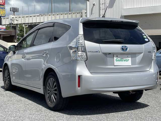 トヨタ プリウス α G チューンブラック 千葉県 2014(平26)年 9.3万km シルバーM 純正ディーラーナビ(AM/FM/CD/DVD/BT/フルセグ)/クルーズコントロール/バックカメラ/ステアリングリモコン/ヘッドライトウォッシャー/HIDヘッドライト/電動格納ミラー/純正フロアマット/ドアバイザー/ETC/プッシュスタート