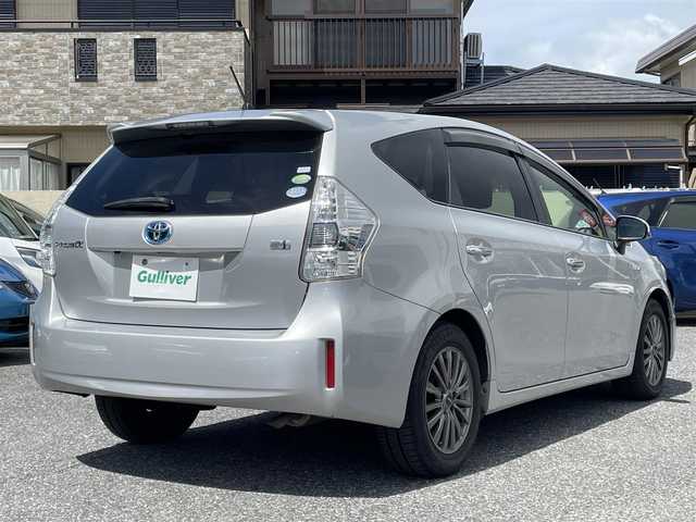 トヨタ プリウス α G チューンブラック 千葉県 2014(平26)年 9.3万km シルバーM 純正ディーラーナビ(AM/FM/CD/DVD/BT/フルセグ)/クルーズコントロール/バックカメラ/ステアリングリモコン/ヘッドライトウォッシャー/HIDヘッドライト/電動格納ミラー/純正フロアマット/ドアバイザー/ETC/プッシュスタート