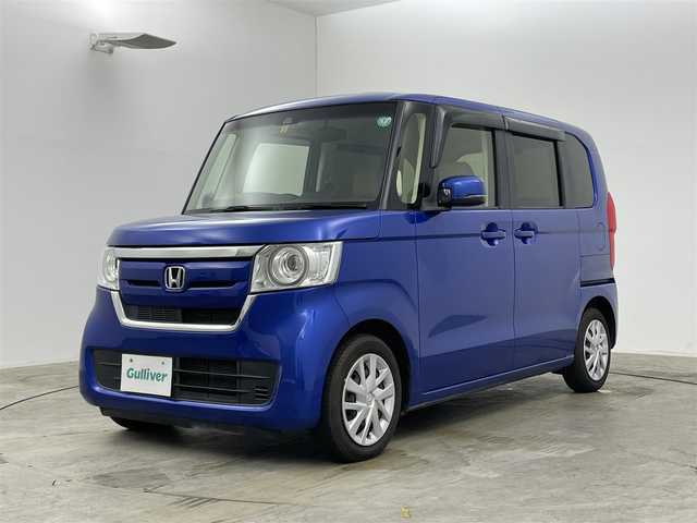 ホンダ Ｎ ＢＯＸ G L ターボ ホンダセンシング 岡山県 2018(平30)年 4.6万km ブリリアントスポーティブルーメタリック2トーン 純正メモリーナビ/【Bluetooth/フルセグTV/USB/CD/DVD】/両側パワースライドドア/ＬＥＤヘッドライト/アダプティブクルーズコントロール/ビルトインＥＴＣ/オートハイビーム/社外フロアマット/スマートキー×2/TVキャンセラー/後席サンシェイド/ステアリングスイッチ/チルトステアリング/シートリフター/ドアバイザー/新車保証書/取扱説明書/ナビ取扱説明書