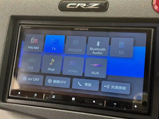 ホンダ ＣＲ－Ｚ α 群馬県 2011(平23)年 8.6万km プレミアムホワイトパール GRANZENエアロ/GRANZENフロアマット/社外メモリナビ/　　CD/DVD/BT/フルセグ/USB/iPod/HDMI/AUX/バックカメラ/クルーズコントロール/HIDオートライト/純正16インチAW/ドライブレコーダー/パドルシフト/ステアリングスイッチ/横滑り防止装置/スマートキー/ビルトインETC