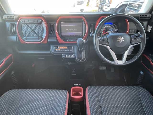 スズキ ハスラー HYBRID X ターボ 愛知県 2020(令2)年 4万km バーミリオンオレンジ/ガンメタリック2トーン 純正ナビ/前後ドライブレコーダー/純正アルミホイール/純正フロアマット/スマートキ―/レーンキープアシスト/ダウンヒルアシストコントロール/衝突軽減ブレーキ/横滑り防止装置/クルーズコントロール　