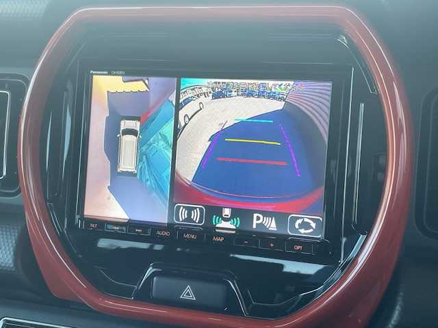 スズキ ハスラー HYBRID X ターボ 愛知県 2020(令2)年 4万km バーミリオンオレンジ/ガンメタリック2トーン 純正ナビ/前後ドライブレコーダー/純正アルミホイール/純正フロアマット/スマートキ―/レーンキープアシスト/ダウンヒルアシストコントロール/衝突軽減ブレーキ/横滑り防止装置/クルーズコントロール　
