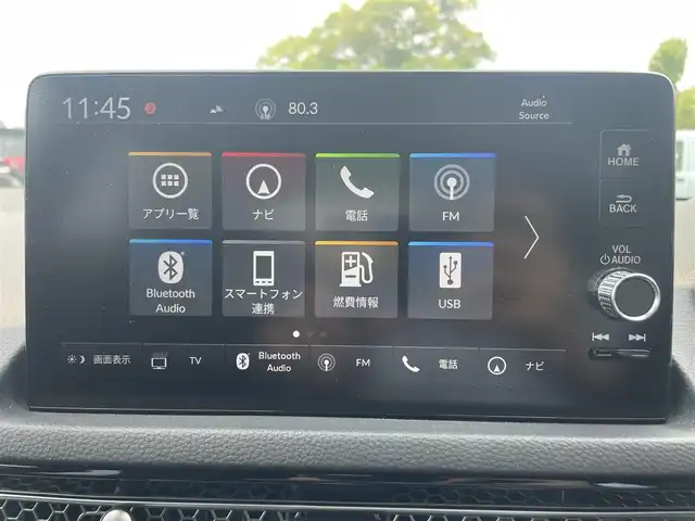 ホンダ シビック EX 静岡県 2023(令5)年 0.5万km プラチナホワイトパール HondaSENSING/HondaCONNECTディスプレー/　AM FM Bluetooth スマホ連携/バックカメラ/アダプティブクルーズコントロール/ブラインドスポットモニタリング/前後クリアランスソナー/前席シートヒーター/前席パワーシート/電動パーキングブレーキ/オートブレーキホールド/6速MT/リアウイング/ワイヤレス充電/USBジャック/スマートキー×2本/ETC2.0/BOSEプレミアムサウンド