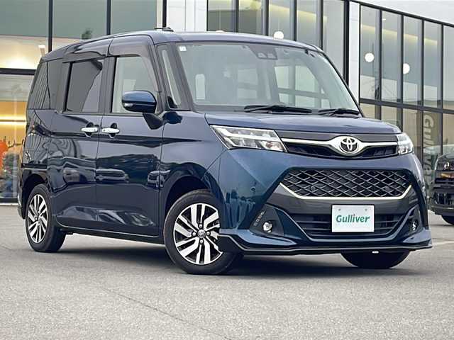 トヨタ タンク カスタムG 青森県 2020(令2)年 0.7万km レーザーブルークリスタルシャイン ・4WD/・純正SDナビディーラーOP/・フルセグTV/・CD/DVD/BT/AM/FM/・両側パワースライドドア/・衝突軽減装置/・横滑り防止装置/・クルーズコントロール/・バックカメラ/・ドライブレコーダー/・ビルトインETC2.0/・LEDヘッドライト/・オートマチックハイビーム/・プッシュスタート/・スマートキー/・スペアキー/・純正フロアマット/・純正ドアバイザー