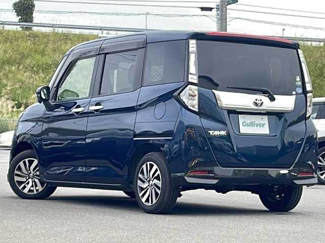 トヨタ タンク カスタムG 青森県 2020(令2)年 0.7万km レーザーブルークリスタルシャイン ・4WD/・純正SDナビディーラーOP/・フルセグTV/・CD/DVD/BT/AM/FM/・両側パワースライドドア/・衝突軽減装置/・横滑り防止装置/・クルーズコントロール/・バックカメラ/・ドライブレコーダー/・ビルトインETC2.0/・LEDヘッドライト/・オートマチックハイビーム/・プッシュスタート/・スマートキー/・スペアキー/・純正フロアマット/・純正ドアバイザー
