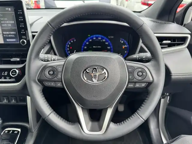 トヨタ カローラ クロス ハイブリッド Z 滋賀県 2023(令5)年 2.9万km プラチナホワイトパールマイカ 純正9インチナビ/・Bluetooth/USB/フルセグ/ハーフレザーシート/シートヒーター/パワーシート/パワーリアゲート/追従クルーズコントロール/LEDヘッドライト/電子パーキング/オートマチックハイビーム/純正１８AW/前後ソナー/ビルトインETC/ドライブレコーダー/スマートキー
