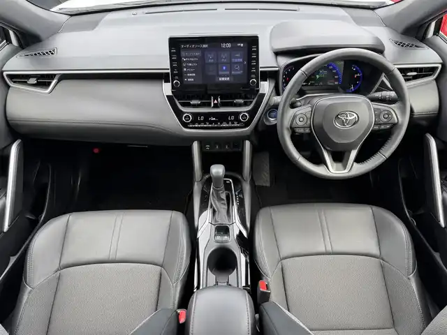 トヨタ カローラ クロス ハイブリッド Z 滋賀県 2023(令5)年 2.9万km プラチナホワイトパールマイカ 純正9インチナビ/・Bluetooth/USB/フルセグ/ハーフレザーシート/シートヒーター/パワーシート/パワーリアゲート/追従クルーズコントロール/LEDヘッドライト/電子パーキング/オートマチックハイビーム/純正１８AW/前後ソナー/ビルトインETC/ドライブレコーダー/スマートキー