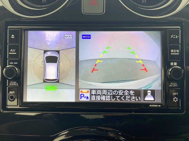 日産 ノート e－パワー メダリスト FOUR 秋田県 2020(令2)年 2.5万km ブリリアントホワイトパール 4WD/純正メモリナビ（DVD/BT/フルセグTV）/アラウンドビューモニター/バックカメラ/純正ドライブレコーダー/ETC/日産インテリジェントセーフティ/レーダークルーズコントロール/レーンキープアシスト/クリアランスソナー/衝突軽減ブレーキ/横滑り防止装置/ハーフレザーシート/LEDヘッドランプ/フォグランプ/革巻きステアリング/ステアリングリモコン/純正フロアマット/純正ドアバイザー/純正AW