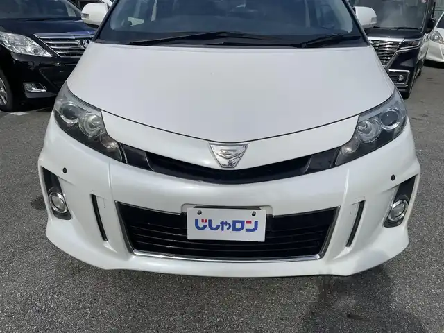 トヨタ エスティマ アエラス プレミアムエディション 兵庫県 2014(平26)年 11.4万km ホワイトパールクリスタルシャイン (株)IDOMが運営する【じしゃロン西宮店】の自社ローン対象車両になります。こちらは現金ご利用時の価格です。自社ローンご希望の方は別途その旨お申付け下さい。/＊両側パワースライドドア/＊フルセグテレビ/＊バックカメラ/＊ETC/＊ハーフレザーシート/＊リアスポイラー/＊１８インチアルミ