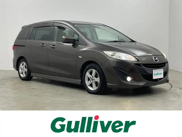 マツダ プレマシー 20S スカイアクティブ 埼玉県 2015(平27)年 5.2万km チタニウムフラッシュマイカ 社外ナビ　フリップダウンモニター　ビルトインＥＴＣ　クルーズコントロール　両側パワースライドドア　ステアリングスイッチ　パドルシフト　純正アルミホイール　オートライト　ＨＩＤライト　地デジフルセグ