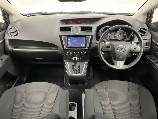 マツダ プレマシー 20S スカイアクティブ 埼玉県 2015(平27)年 5.2万km チタニウムフラッシュマイカ 社外ナビ　フリップダウンモニター　ビルトインＥＴＣ　クルーズコントロール　両側パワースライドドア　ステアリングスイッチ　パドルシフト　純正アルミホイール　オートライト　ＨＩＤライト　地デジフルセグ