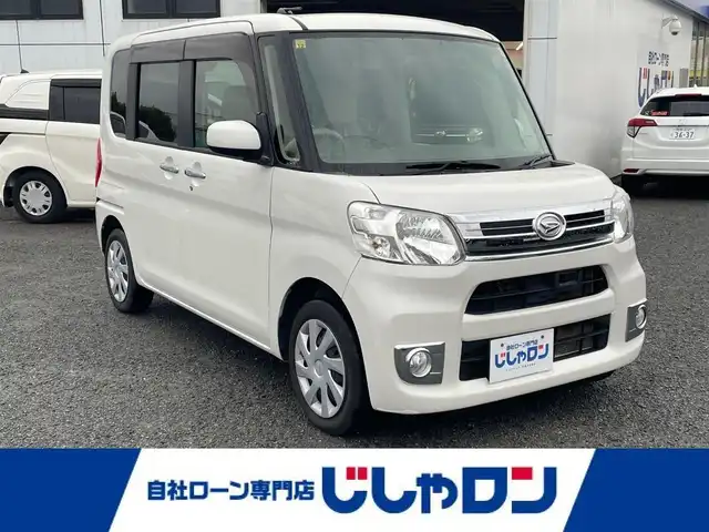 ダイハツ タント X ターボ SA 神奈川県 2014(平26)年 6万km パールホワイトⅢ (株)IDOMが運営する【じしゃロン秦野店】の自社ローン専用車両になります。こちらは現金またはオートローンご利用時の価格です。自社ローンご希望の方は別途その旨お申付け下さい/社外ナビ/CD/DVD/フルセグTV/Bluetoothハンズフリーのみ/バックカメラ/片側パワースライドドア/スマートキー/プッシュエンジンスタート/ＥＴＣ/衝突軽減装置/アイドリングストップ/オートライト