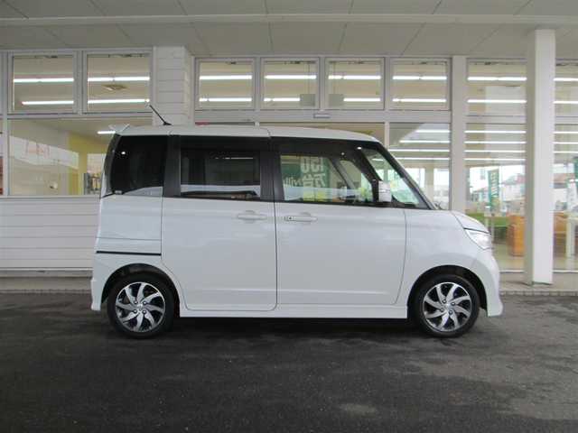 スズキ パレット ＳＷ TS 千葉県 2012(平24)年 5.9万km パールホワイト ワンオーナー/社外メモリーナビ、フルセグTV/オーディオ【CD/DVD/SD】/両側パワースライドドア/HIDヘッドライト&ハロゲンフォグ/純正14インチアルミホイール/ウィンカードアミラー/革巻きステアリング/オートライト/スマートキー/純正フロアマット/ドアバイザー/新車保証書/取扱説明書/スペアキー /整備記録簿/　【H25/H27/H29/R1/R3/R5】スズキ有