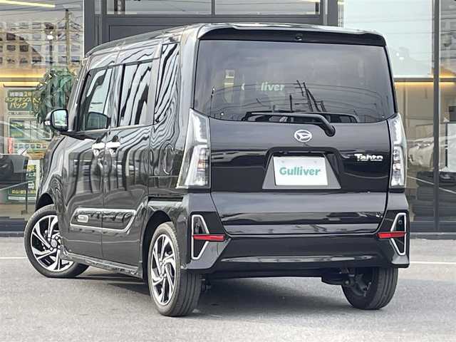 ダイハツ タント カスタム RS スタイルセレクション 茨城県 2021(令3)年 2.3万km ブラックマイカメタリック 純正ナビ/【TV・DISC・iPod・SD・BT・ラジオ・USB・HDMI】/シートヒーター/ETC/Bカメラ/レーダークルコン/前方ドラレコ/前後コーナーセンサー/アイドリングストップ/両側パワスラ/シートバックテーブル/ロールサンシェード/オートライト/Fフォグ/LEDライト/純正フロアマット/純正アルミホイール