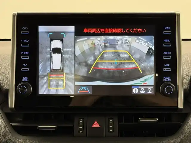 トヨタ ＲＡＶ４ G Zパッケージ 三重県 2022(令4)年 1.8万km アティチュードブラックマイカ ガソリン/4WD/MTモード付フロアCVT/純正 9インチディスプレイオーディオ＆ナビ/（AM/FM/USB/iPod/Bluetooth/TV/Miracast/CarPlay/AndroidAuto）/パノラミックビューモニター/ビルトインETC/Toyota Safety Sense/・プリクラッシュセーフティ/・レーントレーシングアシスト/・レーダークルコン（全車速追従機能付）/・オートハイビーム/・ブラインドスポットモニター/・リヤクロストラフィックアラート/・インテリジェントクリアランスソナー［パーキングサポートブレーキ（静止物＆後方接近車両）］/・ロードサインアシスト/・先行車発進告知機能/・ダウンヒルアシストコントロール/装備/・黒合皮シート/・ハンズフリーパワーバックドア/・デジタルインナーミラー/・シートヒーター＆ベンチレーション（D/N）/・ステアリングヒーター/・運転席パワーシート（メモリー付8way＋電動ランバーサポート）/・左右独立オートエアコン/・オートライト/・LED ヘッドライト＆フロントフォグライト/・マルチテレインセレクター（走行モード選択ダイヤル）/・ステアリングスイッチ/・電子パーキングブレーキ/・保/取/マルチ取/ナビ取/など