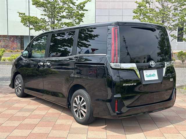 トヨタ エスクァイア ハイブリッド Gi 福島県 2021(令3)年 2.1万km ブラック ワンオーナー/トヨタセーフティセンス/アルパイン製9インチナビ/　【フルセグ/CD/DVD/SD/BT/HDMI】/アルパインフリップダウンモニター/ドライブレコーダー前後/ETC/ステアリングリモコン/クルーズコントロール/前席シートヒーター/フロントスポイラー/両側パワースライドドア/LEDヘッドライト（AUTO機能付き）/　・フォグランプ/オートマチックハイビーム/パーキングアシスト/レーンキープアシスト/コーナーセンサー/社外フロアマット/社外フロアマット/合皮シート/衝突軽減システム/横滑り防止機能