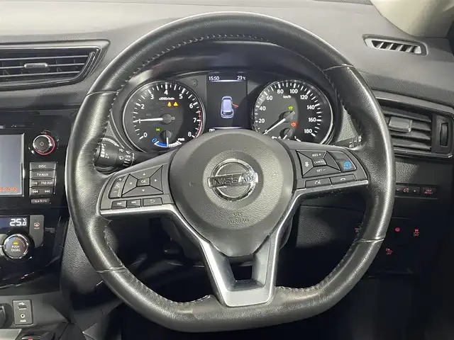 日産 エクストレイル ハイブリッド 20X 大阪府 2017(平29)年 4.7万km ブリリアントホワイトパール ProPILOT 純正ナビ(フルセグ/DVD再生/Bluetooth) 360カメラ デジタルインナーミラー ETC 革シート 電動リアゲート 衝突軽減 レーダークルコン クリアランスソナー