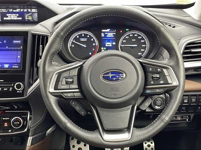 スバル フォレスター ハイブリッド アドバンス 宮城県 2018(平30)年 5万km ホライゾンブルーP 純正ナビ/SD/CD/USB/FM/AM/BT/フルセグTV/バック＆サイド＆フロントカメラ/DIATONEサウンド/アイサイト/コーナーセンサー/ブラインドスポットモニター/衝突軽減ブレーキ/レーンキープアシスト/レーダークルーズコントロール/電動リアゲート/ビルトインETC/革シート/D/N席シートヒーター/D席メモリーシート/革巻きステアリング/ステアリングスイッチ/ハンドルヒーター/デジタルインナーミラー/オートライト/LEDライト/プッシュスタート/スマートキー