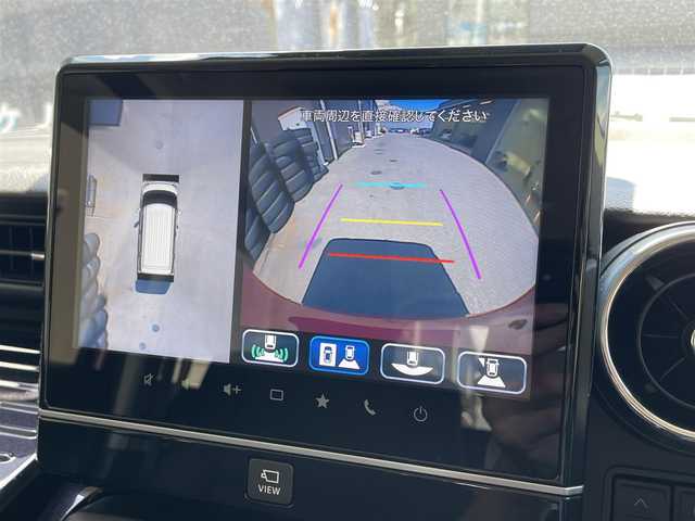 スズキ スペーシア カスタム HYBRID XS 滋賀県 2022(令4)年 2万km フェニックスレッドパール/ブルーイッシュブラックパール 純正9型ナビ/CD/DVD/Bluetooth/フルセグTV/全方位カメラ/両側パワースライドドア/ハーフレザーシート/シートヒーター/プッシュスタート/スマートキー/後方ソナー/LEDヘッドライト/純正アルミホイール