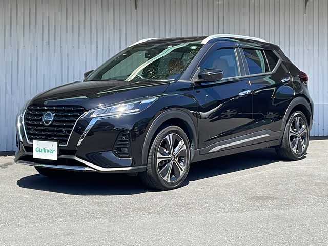 日産 キックス X ツートーンインテリアED 長野県 2022(令4)年 4.9万km ピュアブラック プロパイロット/純正メーカーナビフルセグTV/オレンジ×黒コンビ合皮シート/アラウンドビューモニター/インテリジェントルームミラー/ETC/純正１７インチアルミ/コーナーセンサー /ステアリングヒーター/シートヒーター /純正ゴムマット