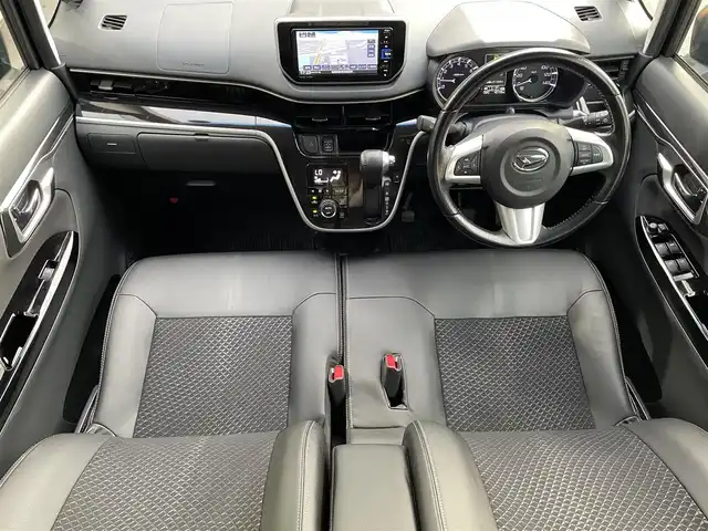 ダイハツ ムーヴ カスタム RS ハイパーLTD SAⅢ 滋賀県 2020(令2)年 4.1万km レーザーブルークリスタルシャイン ７インチ純正ナビ/・Bluetooth・CD・DVD・フルセグTV・USB/全方位カメラ/前方ドライブレコーダー/後方ソナー/衝突軽減機能/ハーフレザーシート/運転席シートヒーター/オートライト/オートハイビーム