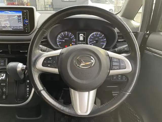 ダイハツ ムーヴ カスタム RS ハイパーLTD SAⅢ 滋賀県 2020(令2)年 4.1万km レーザーブルークリスタルシャイン ７インチ純正ナビ/・Bluetooth・CD・DVD・フルセグTV・USB/全方位カメラ/前方ドライブレコーダー/後方ソナー/衝突軽減機能/ハーフレザーシート/運転席シートヒーター/オートライト/オートハイビーム