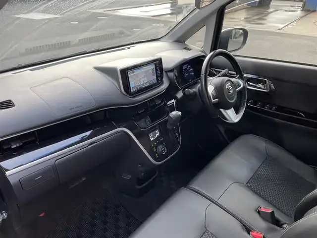 ダイハツ ムーヴ カスタム RS ハイパーLTD SAⅢ 滋賀県 2020(令2)年 4.1万km レーザーブルークリスタルシャイン ７インチ純正ナビ/・Bluetooth・CD・DVD・フルセグTV・USB/全方位カメラ/前方ドライブレコーダー/後方ソナー/衝突軽減機能/ハーフレザーシート/運転席シートヒーター/オートライト/オートハイビーム