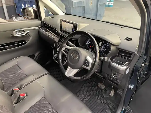ダイハツ ムーヴ カスタム RS ハイパーLTD SAⅢ 滋賀県 2020(令2)年 4.1万km レーザーブルークリスタルシャイン ７インチ純正ナビ/・Bluetooth・CD・DVD・フルセグTV・USB/全方位カメラ/前方ドライブレコーダー/後方ソナー/衝突軽減機能/ハーフレザーシート/運転席シートヒーター/オートライト/オートハイビーム