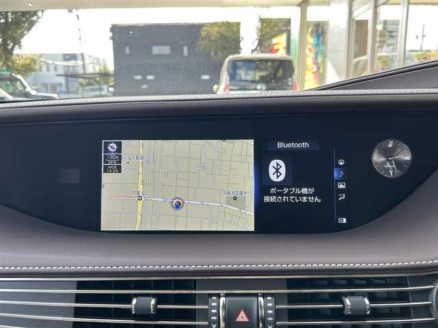 レクサス ＬＳ 500h Iパッケージ 新潟県 2018(平30)年 0.1万km ソニッククォーツ ワンオーナー/メーカーナビ/ETC/クルーズコントロール/プッシュスタート/フルセグテレビ/バックカメラ/アイドリングストップ/ウィンカーミラー/パワーバックドア/パワーシート/シートヒーター/エアシート/衝突軽減/クリアランスソナー/ヘッドアップディスプレイ/プリクラッシュ