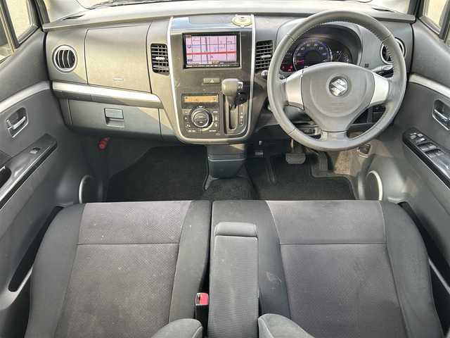 スズキ ワゴンＲ スティングレー リミテッドⅡ 岡山県 2012(平24)年 4.9万km スパークブラックパール 登録時走行距離48666km/社外ナビ/地デジTV(AM/FM/CD/DVD/Bluetooth)/前後ドライブレコーダー/ETC/D席シートヒーター/ヘッドライトレベライザー/オートライト/プッシュスタート/スマートキー×2/純正フロアマット/15インチ純正AW/保証書/取扱説明書