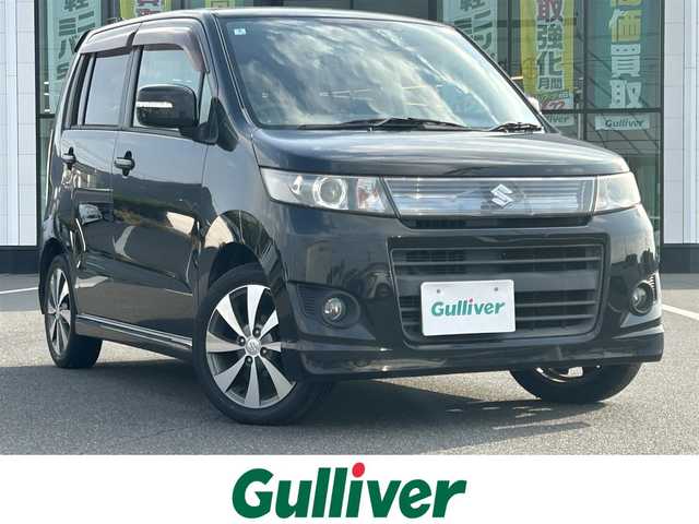 スズキ ワゴンＲ スティングレー リミテッドⅡ 岡山県 2012(平24)年 4.9万km スパークブラックパール 登録時走行距離48666km/社外ナビ/地デジTV(AM/FM/CD/DVD/Bluetooth)/前後ドライブレコーダー/ETC/D席シートヒーター/ヘッドライトレベライザー/オートライト/プッシュスタート/スマートキー×2/純正フロアマット/15インチ純正AW/保証書/取扱説明書