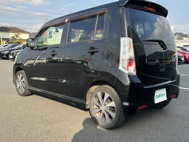 スズキ ワゴンＲ スティングレー リミテッドⅡ 岡山県 2012(平24)年 4.9万km スパークブラックパール 登録時走行距離48666km/社外ナビ/地デジTV(AM/FM/CD/DVD/Bluetooth)/前後ドライブレコーダー/ETC/D席シートヒーター/ヘッドライトレベライザー/オートライト/プッシュスタート/スマートキー×2/純正フロアマット/15インチ純正AW/保証書/取扱説明書