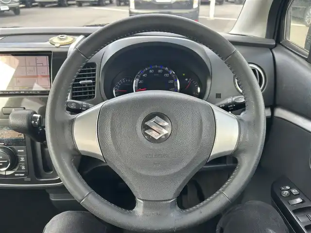 スズキ ワゴンＲ スティングレー リミテッドⅡ 岡山県 2012(平24)年 4.9万km スパークブラックパール 登録時走行距離48666km/社外ナビ/地デジTV(AM/FM/CD/DVD/Bluetooth)/前後ドライブレコーダー/ETC/D席シートヒーター/ヘッドライトレベライザー/オートライト/プッシュスタート/スマートキー×2/純正フロアマット/15インチ純正AW/保証書/取扱説明書