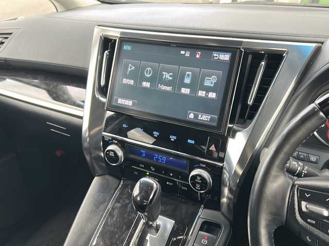 トヨタ アルファード S Cパッケージ 岐阜県 2018(平30)年 14万km ブラック 登録時走行距離139166km/純正ナビ/バックカメラ/フルセグテレビ/ツインルーフ/純正フリップダウンモニター/レザーシート/シートヒーター/エアシート/両側パワースライドドア/電動リアゲート/パワーシート/ドライブレコーダー/クルーズコントロール/ETC/USB/Bluetooth接続/プッシュスタート/スマートキー/スペアキー/コーナーセンサー/レーンキープアシスト/オートライト/オートマチックハイビーム/LEDヘッドライト/純正アルミホイール/純正フロアマット