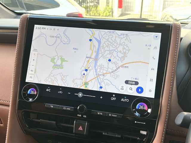 トヨタ ヴェルファイア ハイブリット Z プレミア 広島県 2024(令6)年 1.7万km プラチナホワイトパールマイカ 左右独立ムーンルーフ/トヨタチームメイト/・アドバンストパーク/・パーキングサポートブレーキ（周辺静止物）/・アドバンストドライブ/・緊急時操舵支援/・フロントクロストラフィックアラート/・レーンチェンジアシスト/・ドライバーモニターカメラ/セーフティセンス/・プリクラッシュセーフティ/・レーントレーシングアシスト/・全車速追従機能付レーダークルーズコントロール/・アダプティブハイビームシステム/・ロードサインアシスト/・ドライバー異常時対応システム/・プロアクティブドライビングアシスト/・発進遅れ告知機能/BSM/パーキングサポートブレーキ/デジタルインナーミラー/ドラレコ/純正14インチディスプレイオーディオナビ/・地デジTV/・ETC2.0/パノラミックビューモニター/HUD/両側パワースライドドア/パワーバックドア/サンセットブラウンプレミアムナッパ革シート/シートヒーター/ベンチレーション/パワーシート/メモリーシート/ステアリングヒーター/ステアリングスイッチ/おくだけ充電/フロアマット/ドアバイザー/スマートキー/スペアキー