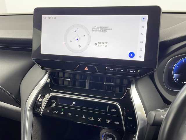 トヨタ ハリアー G 愛知県 2022(令4)年 5.7万km プレシャスブラックパール 純正１２．３インチディスプレイオーディオ　/Bluetooth　フルセグTV　Miracast　FM AM/モデリスタエアロ　/バックモニター　/ビルトインETC2.0/電動パーキングブレーキ/ドライブモードセレクト/ハーフレザーシート　/パワーシート/パワーバックドア/デジタルインナーミラー/LEDヘッドライト/オートライト/オートハイビーム/フォグライト/純正トノカバー/アダプティブクルーズコントロール/トヨタセーフティセンス/レーントレーシングアシスト/ブラインドスポットモニター/ロードサインアシスト/プリクラッシュセーフティ/リヤクロストラフィックアラート/パーキングサポートブレーキ/スマートキー/スペアキー