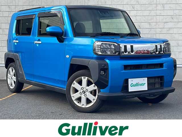 ダイハツ タフト G 茨城県 2020(令2)年 2.2万km スプラッシュブルーM 社外ナビ フルセグ/CD/DVD/AM/FM/ガラスルーフ/前シートヒーター/電動パーキングブレーキ/ブレーキホールド/スマートアシスト/アイドリングストップ/コーナーセンサー/革巻きステアリング/バックカメラ/LEDフォグランプ/LEDオートライト/スマートキー