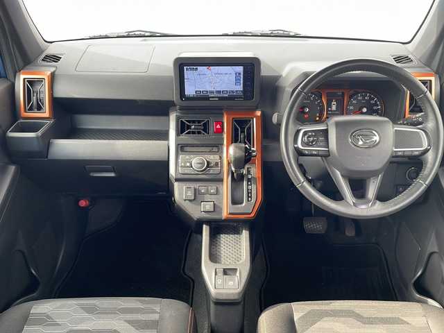 ダイハツ タフト G 茨城県 2020(令2)年 2.2万km スプラッシュブルーM 社外ナビ フルセグ/CD/DVD/AM/FM/ガラスルーフ/前シートヒーター/電動パーキングブレーキ/ブレーキホールド/スマートアシスト/アイドリングストップ/コーナーセンサー/革巻きステアリング/バックカメラ/LEDフォグランプ/LEDオートライト/スマートキー