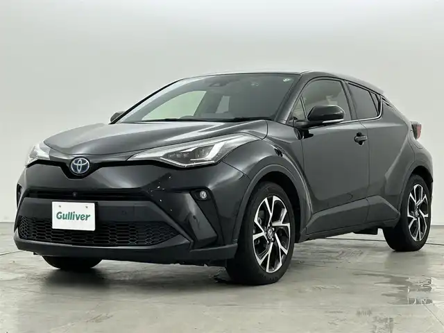 トヨタ Ｃ－ＨＲ G 福岡県 2021(令3)年 5.8万km ブラックマイカ 純正ＤＡナビ（フルセグＴＶ）　/全方位カメラ　/ビルトインＥＴＣ　/前後ドラレコ　/ＡＣＣ　/コーナーセンサー　/衝突軽減ブレーキ　/レーンキープ　/ＢＳＭ　/ＲＣＴＡ　/ハーフレザー　/シートヒーター　/純正１８インチＡＷ